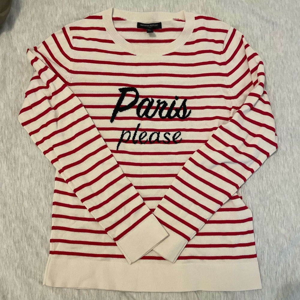 Banana republic graphic sweater